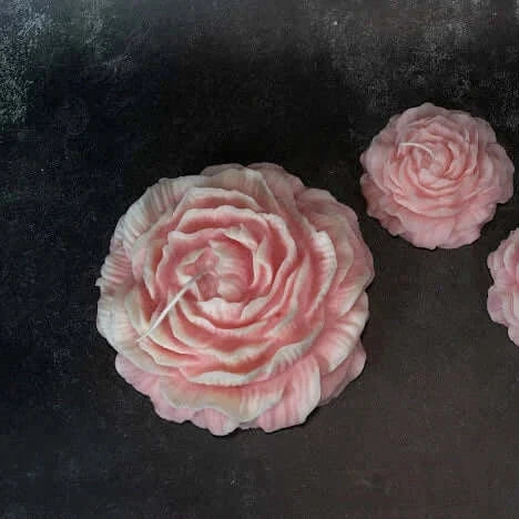 Huge Peony Candle | Sculptural Soy Wax