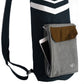 Organic Yoga Mat Bag - Blue & Grey