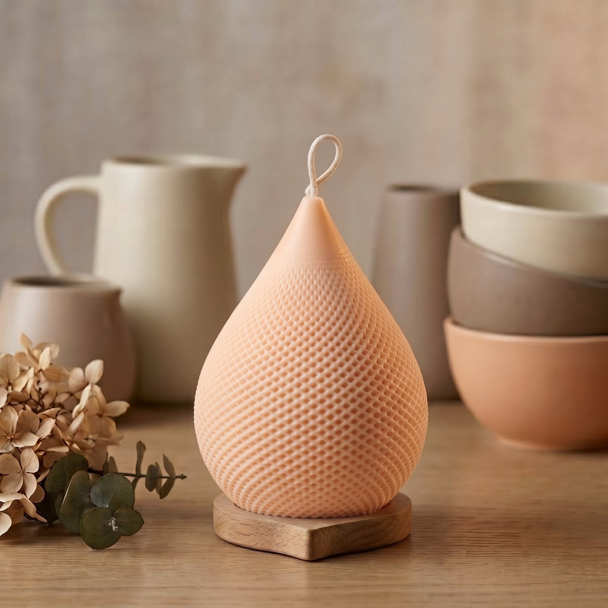 Teardrop Candle | Home Decor Accent