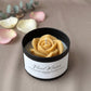 Rose Flower Candle in a Jar