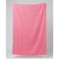 Solid Pink Mexican Blanket
